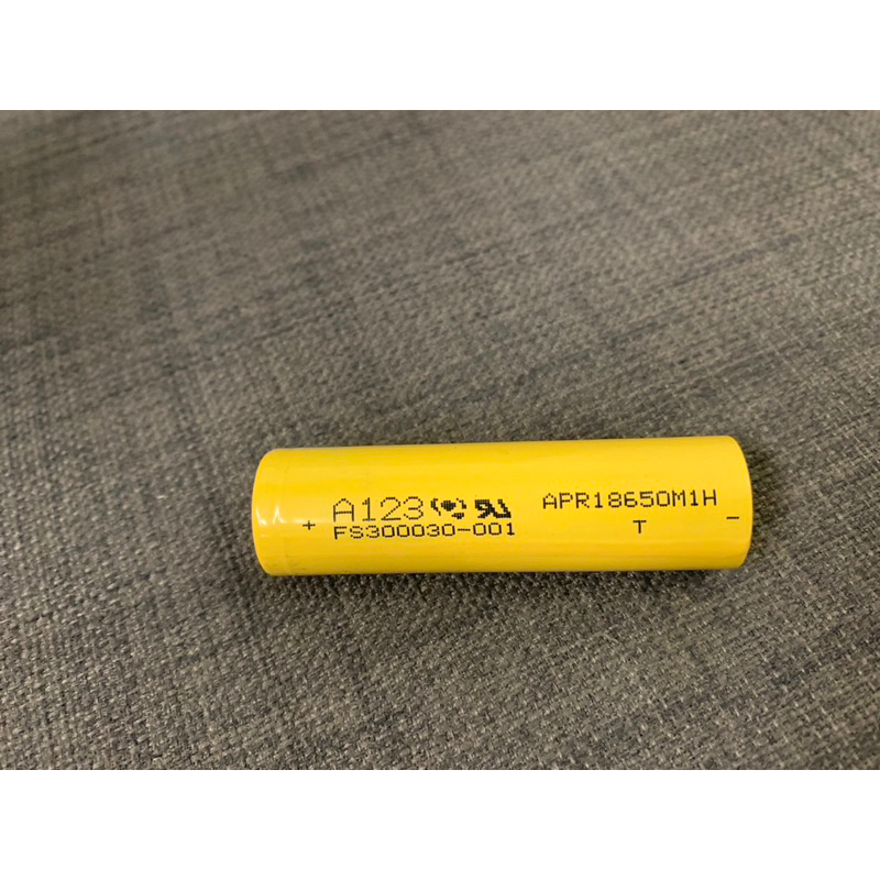 JF⚡️【🇹🇼現貨】 3.2V 平頭 A123 18650 1800mah 磷酸鋰鐵 高容量動力型APR18650M1H