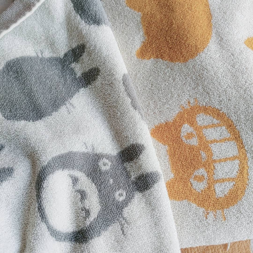 日本進口 宮崎駿 吉卜力 正版 龍貓 貓公車 純棉 抗菌 棉柔毛毯 80*115 剪影 冷氣毯 小被子 嬰兒被 禮物