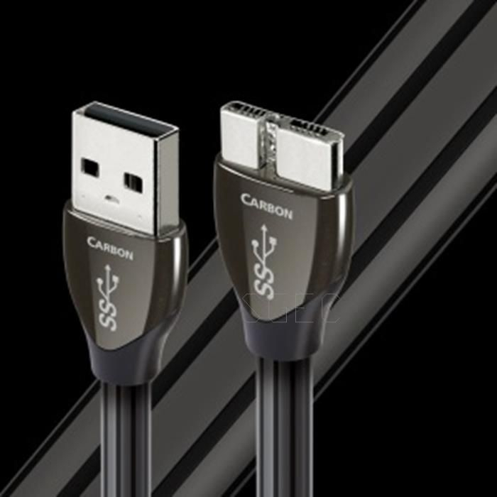 視紀音響 AudioQuest Carbon碳USB線USB3.0-3.0 micro傳輸線0.75M 1M 3M 5M