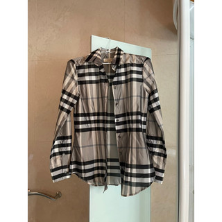 全新 Burberry 經典 格紋 薄襯衫 襯衫 長袖襯衫 防曬襯衫 長袖上衣