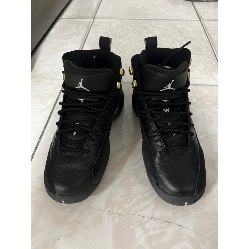 (二手近九成新-女鞋) NIKE AIR JORDAN 12 RETRO 黑金