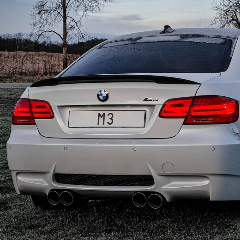 【現貨 / 乾碳】BMW E92｜E92 M3 升級 P款 乾式碳纖維 尾翼 壓尾 擾流板 熱壓 卡夢 320 335