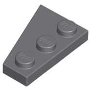 正版樂高LEGO零件(全新)-43722  平滑片 深灰色