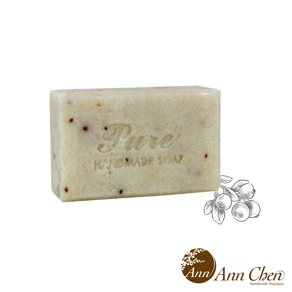 陳怡安手工皂-複方精油手工皂 蔓越莓身體去角質皂110g