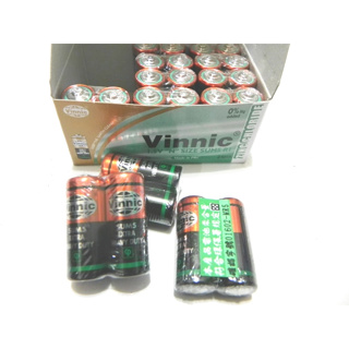【電池通】Vinnic 碳鋅5號 轉經輪電池 (非家庭常用的3號)2入裝,N R1 1.5V 1顆10元
