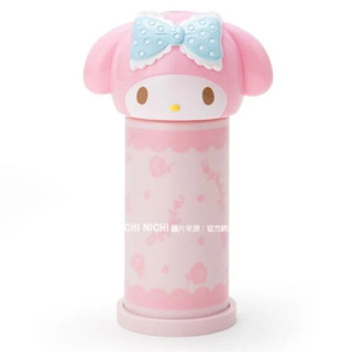 日本 三麗鷗 美樂蒂 My Melody Hello kitty 造型 按壓式 棉花棒罐