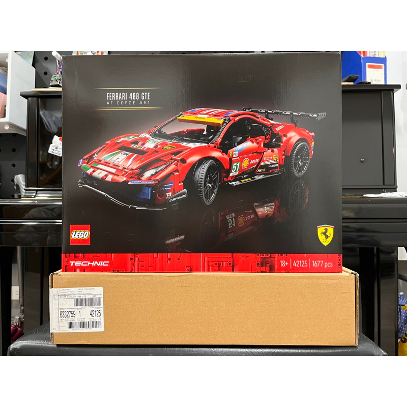 「奇奇蒂蒂」(即將絕版）Lego 樂高 42125 Ferrari 488 GTE 法拉利