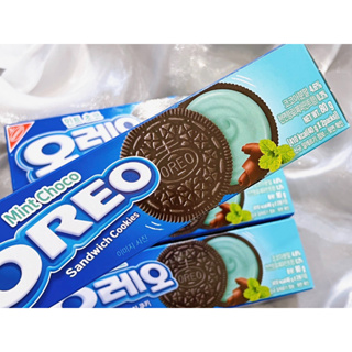 歐8韓物🇰🇷 全款特價 韓國Oreo 奧利奧 薄荷巧克力夾心 薄片 餅乾