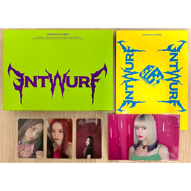 NMIXX ENTWURF 單曲二輯 全專 專輯 小卡｜Lily、Jiwoo、Kyujin 圭珍