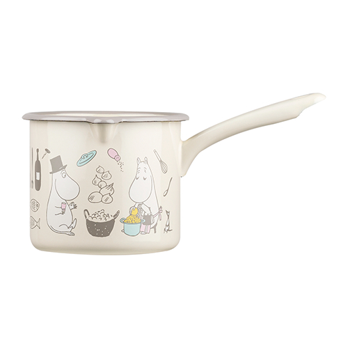 芬蘭品牌muurla搪瓷牛奶鍋湯鍋琺瑯鍋Moomin嚕嚕米溫馨可愛鍋具日本代購