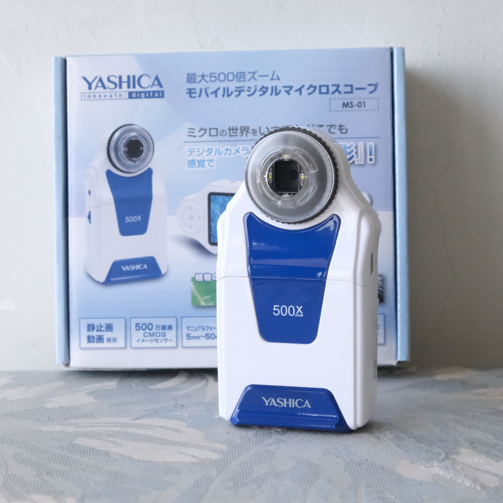 全新盒裝 Yashica MS01 顯微鏡 早期 CMOS 數位相機(適合科學和觀察用途)