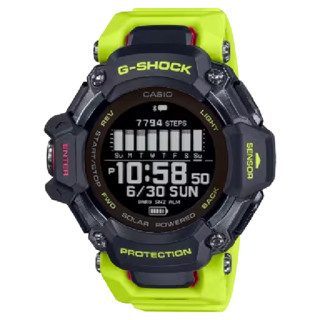 CASIO卡西歐G-SHOCK GBD-H2000-1A9 G-SQUAD多元運動系列手錶52.6mm 綠X黑