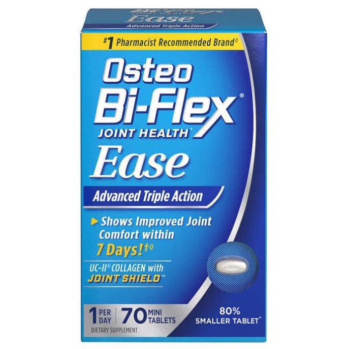 美國代購有現貨(效期2025/03)Osteo Bi-Flex Ease 含UC2膠原蛋白，70片