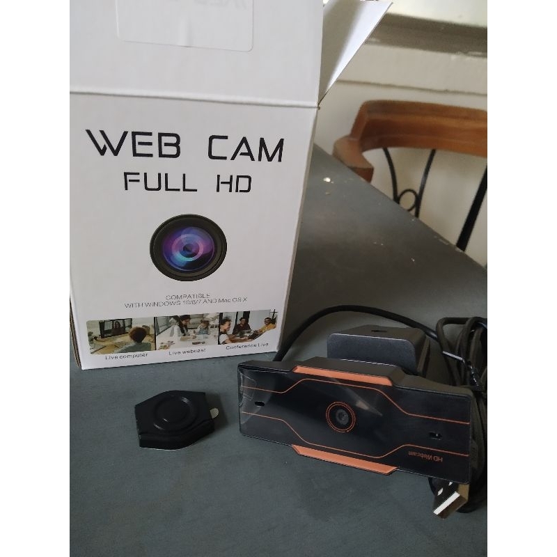 全新大陸製 web cam，配件如圖（沒有腳架）