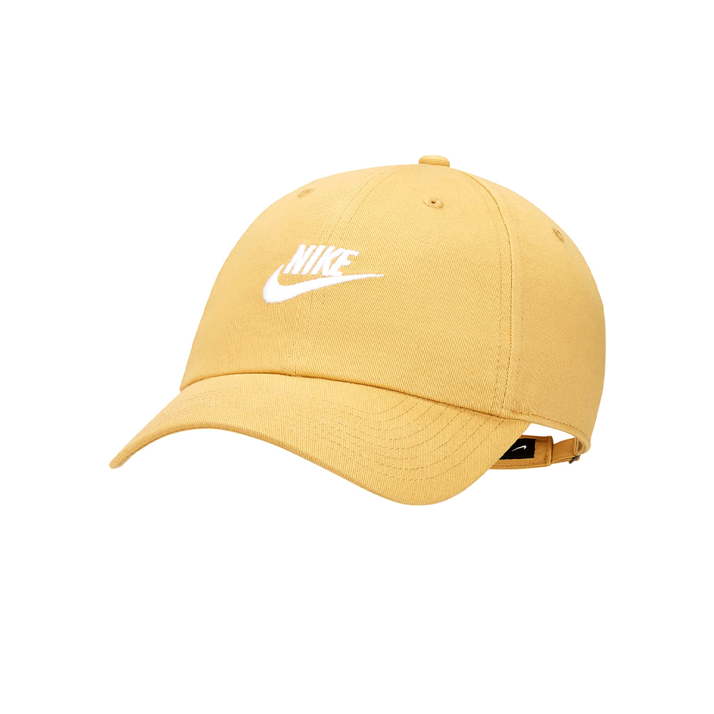 Nike U NSW H86 Futura Wash CAP 黃色 休閒 運動 老帽 棒球帽 913011-786