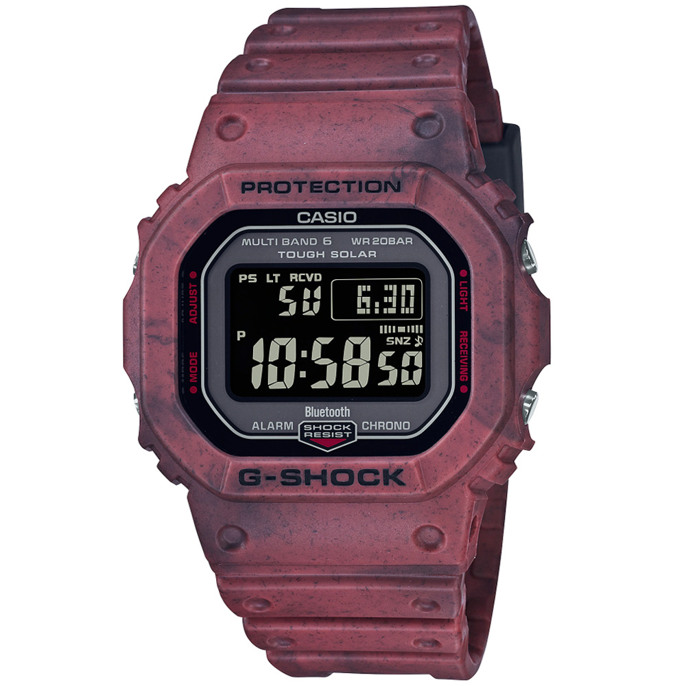 【聊聊甜甜價】CASIO G-SHOCK 太陽能 藍牙連線 荒野冒險電子腕錶 GW-B5600SL-4