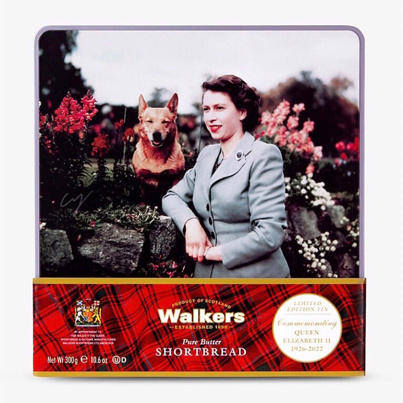 現貨 英國Walkers英國女王伊莉莎白二世限量版奶油酥餅300g