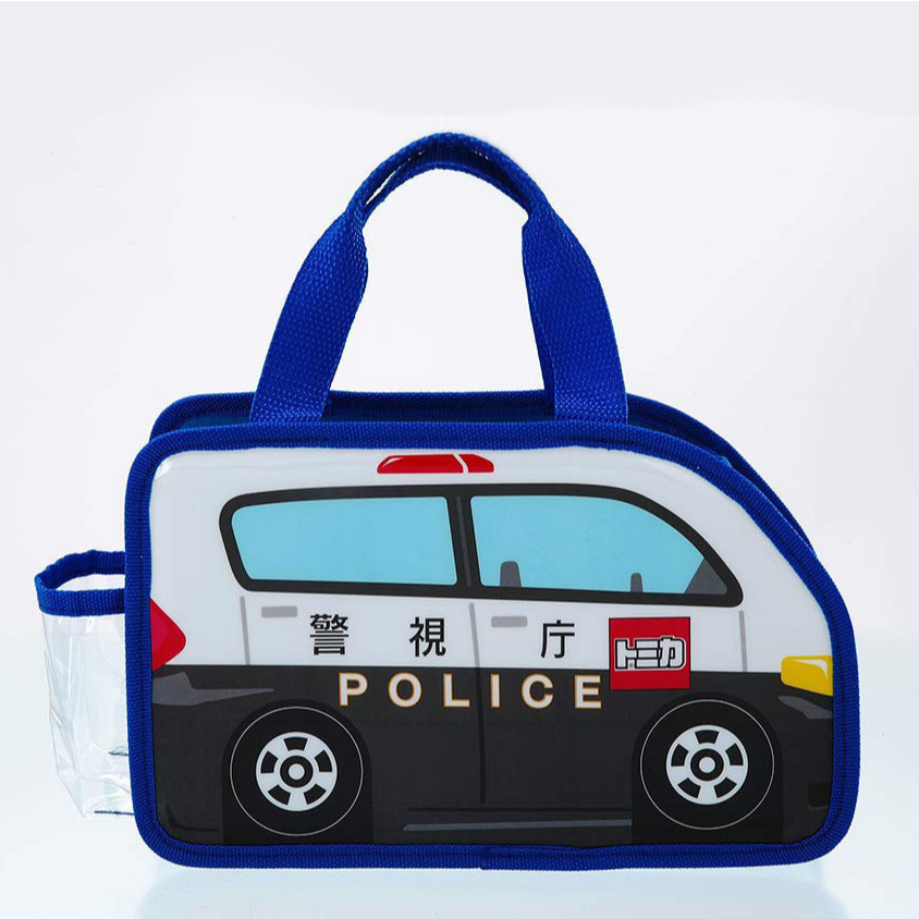 🌲台灣現貨當日寄出🌲日雜附錄TOMICA小汽車50週年紀念警車/消防車雙面手提袋 手提包 便當袋 午餐外出小提袋