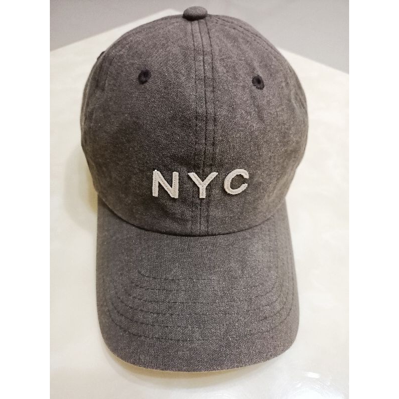 全新韓貨 現貨 NYC咖啡色繡字棒球帽 鴨舌帽 老帽 帽子