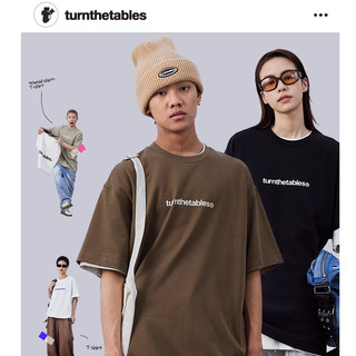 Turnthetables basic LOGO 基本款經典 短袖 短T 重磅420g【PS中壢 】