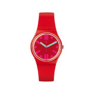 NAI • NAI｜SWATCH ROSSOFINO #gent #34mm #紅色錶 #小鏡面錶款 免運