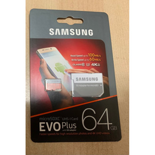 賠錢出清 Samsung 三星 microSDXC 64GB EVO PLUS UHS-I C10 記憶卡