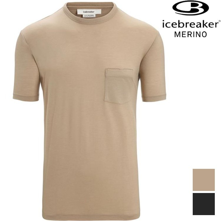 Icebreaker 150 Merino JN150 男款 美麗諾羊毛排汗衣/圓領口袋短袖上衣 0A56PR