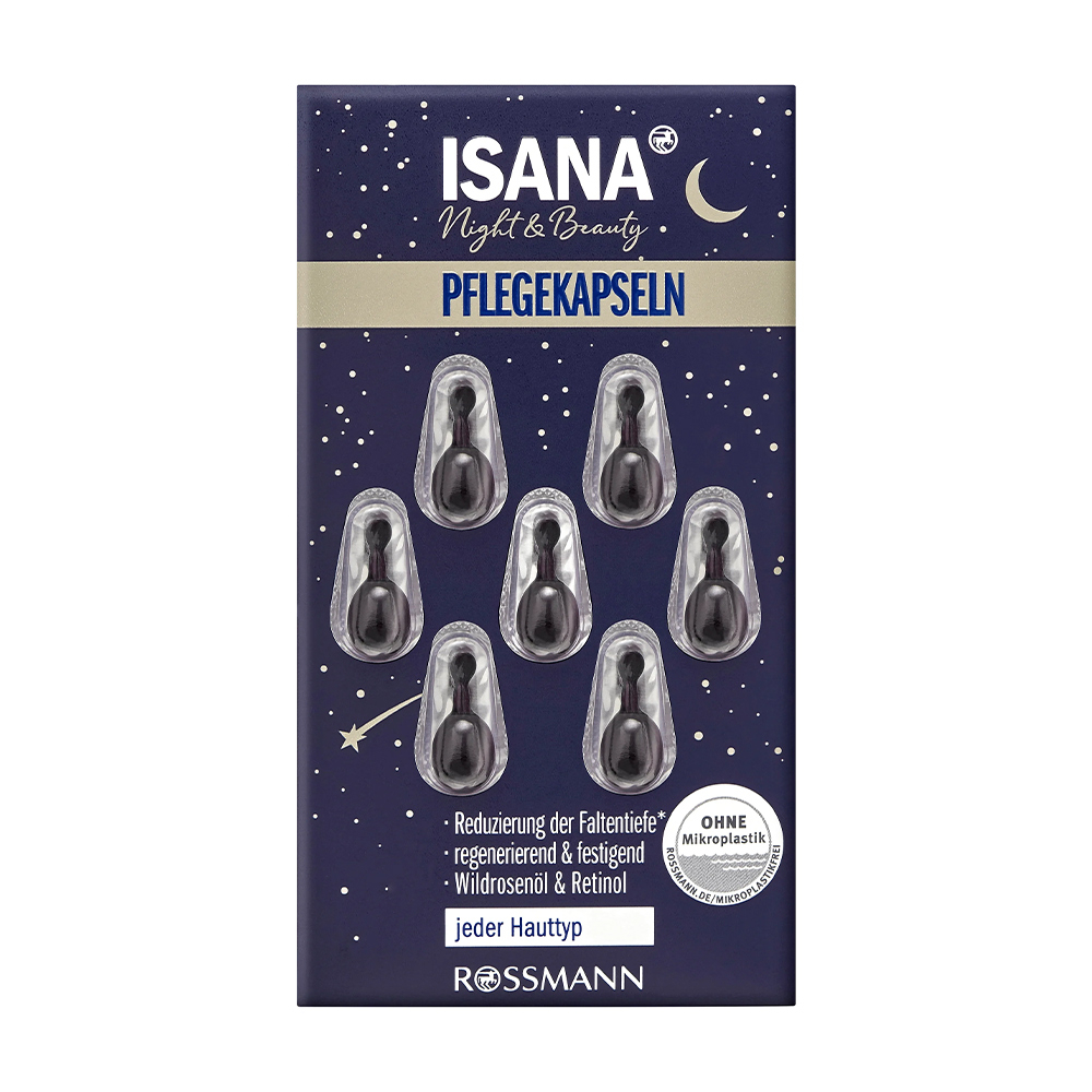 德國 ISANA 夜間修護撫紋膠囊 0.38ml x7 / Rossmann (RO093141)