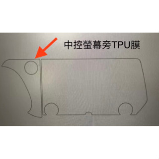 LEXUS RX 23-25年式 大改款 中控螢幕旁TPU膜 RX350頂級-旗艦 /350h頂級-旗艦/350 F