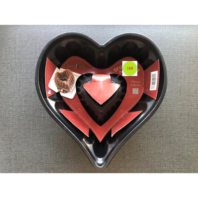 美國 Nordic Ware Bundt Pan Heart 諾迪威邦特心形烤盤 烤模 烘焙用具 磅蛋糕 蛋糕 不沾烤模