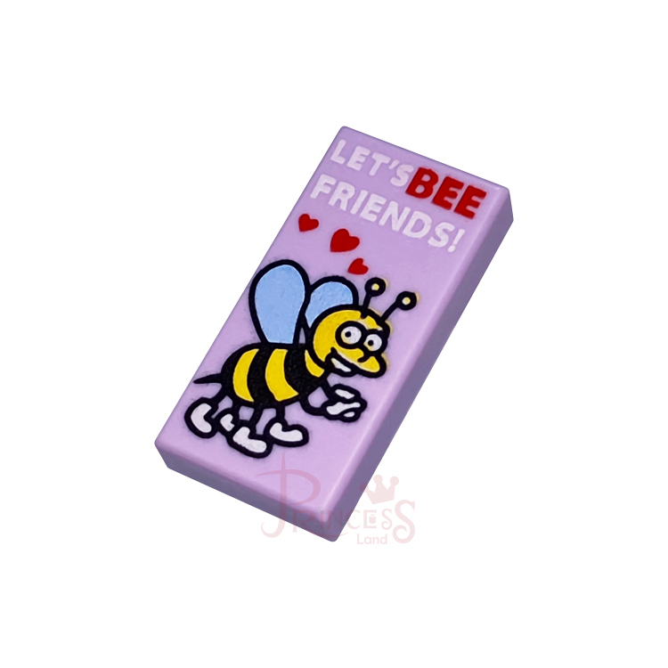 公主樂糕殿 LEGO 樂高 71016 辛普森超市 1x2 蜜蜂 印刷 薰衣草色 3069bpb0374 A295