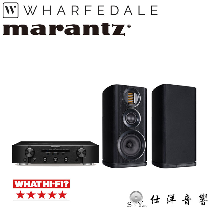 Marantz PM6007 綜合擴大機+Wharfedale EVO 4.2 書架喇叭 公司貨保固一年