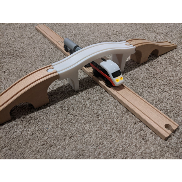 通用型軌道 📌 橋坡道 📌 3D客製 適用 木製 IKEA LILLABO 轉 Plarail 鐵道王國 火車 軌道