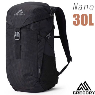 【美國 GREGORY】多功能休閒後揹包 NANO 30L/平板電腦隔間.減壓透氣背板 曜石黑 146838