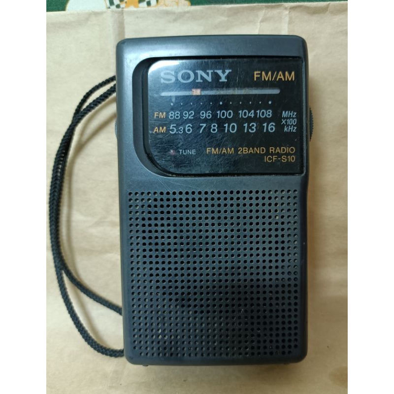 懷舊 早期 Sony ICF S10 AM/FM收音機
