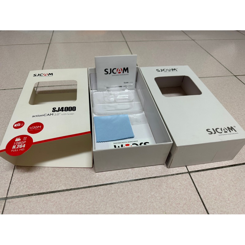 【SJCAM】 SJ4000  2.0" 機車行車記錄器/運動攝影機 過保 未使用二手價 含運 含創見64GB記憶卡