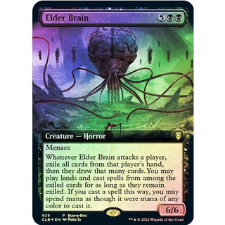 [羊毛農場] MTG CLB 徵戰柏德之門 Foil Elder Brain 主腦 繁中 閃