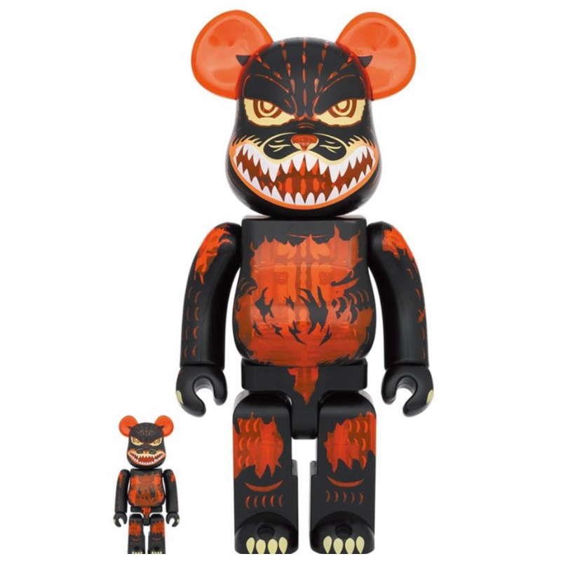 【現貨】正品 庫柏力克熊 紅蓮 哥吉拉 400%+100% 紅透版 Be@RBRICK