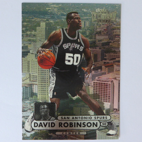 ~ David Robinson ~NBA名人堂/海軍上將/大衛·羅賓森 1998年Metal.金屬設計.籃球卡