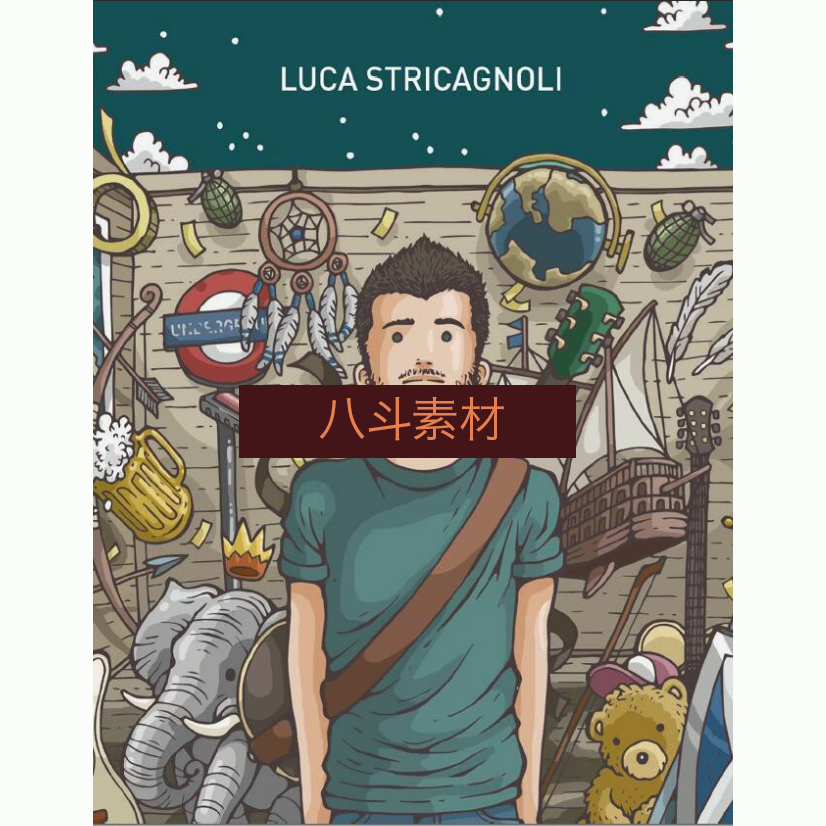 電子版Luca Stricagnoli-Luca Stricagnoli同名指彈吉他9首曲譜帶示範