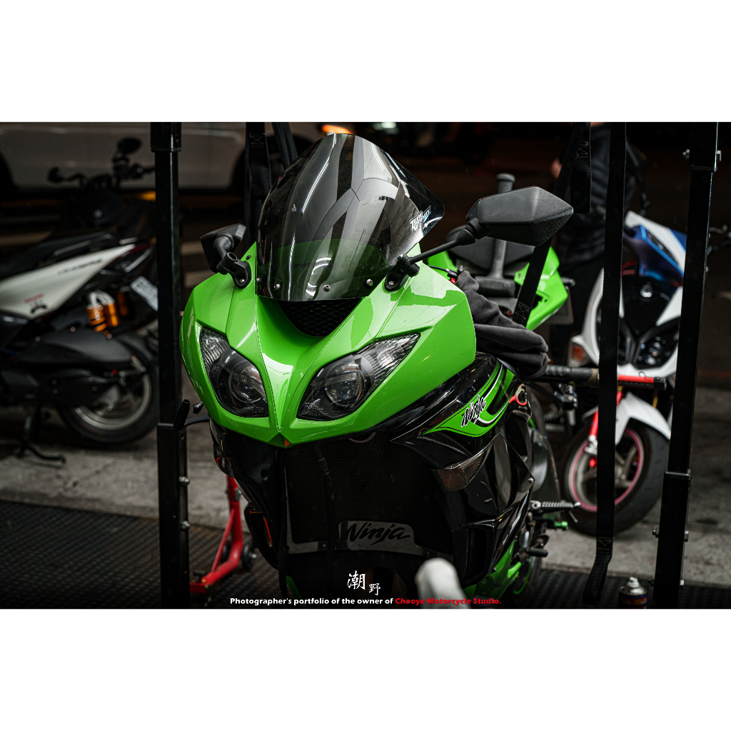 台中潮野車業 完工價 Kawasaki 原廠零件 ZX 6R 原廠珠碗 轉向軸承更換 珠碗更換