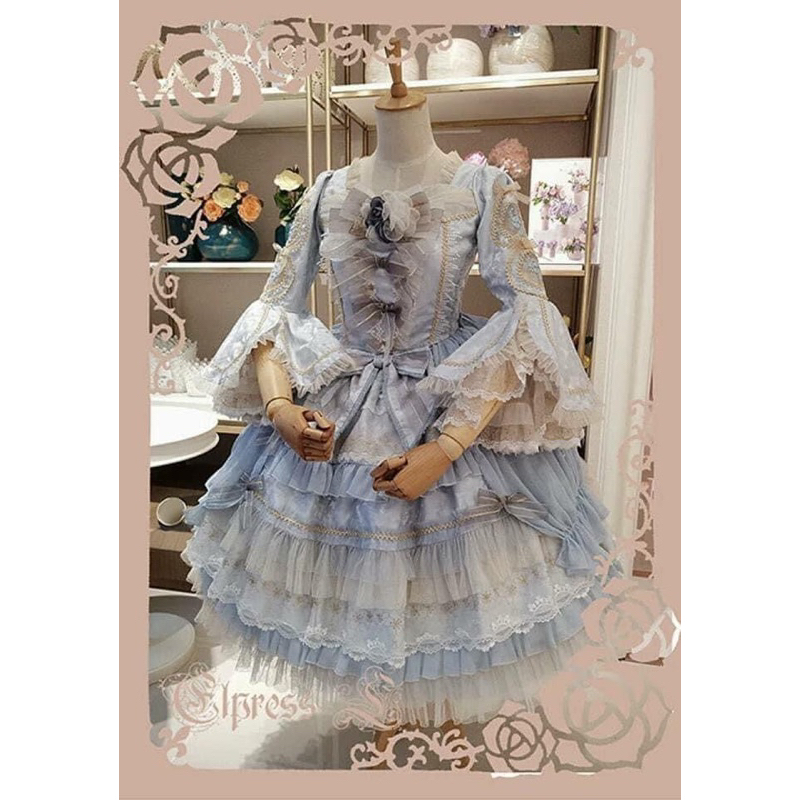 【二手】Elpress L 17年初版花嫁 輕婚紗 lolita 洋裝