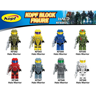 (積木學姊)KF6043菁英戰士 HALO 最後一戰電玩 武器戰爭軍事戰士 配件人偶/相容積木積木