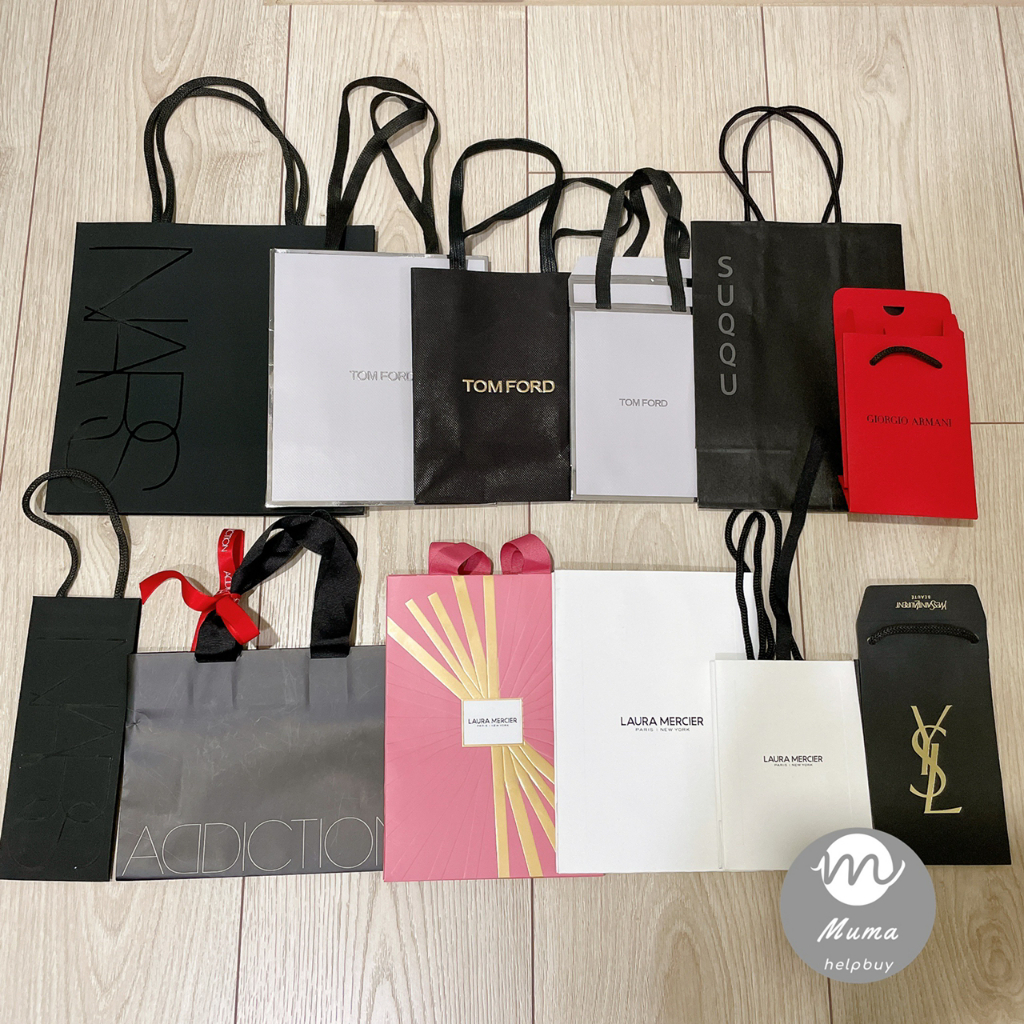 沐媽☀️YSL GA MAC Tom Ford Lancome NARS 專櫃 紙袋 提袋 袋子 小紙袋 紙盒