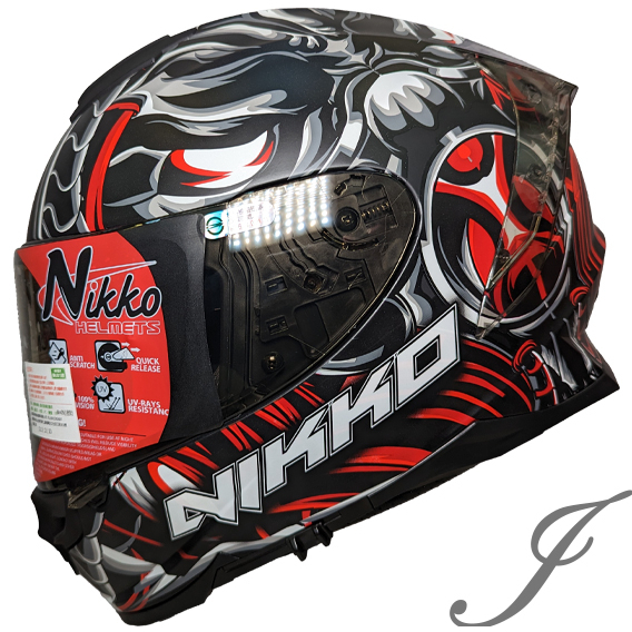 Nikko N-806 II 黑猙氣息 #14 牛頭怪米諾陶洛斯 全罩 內鏡片 安全帽