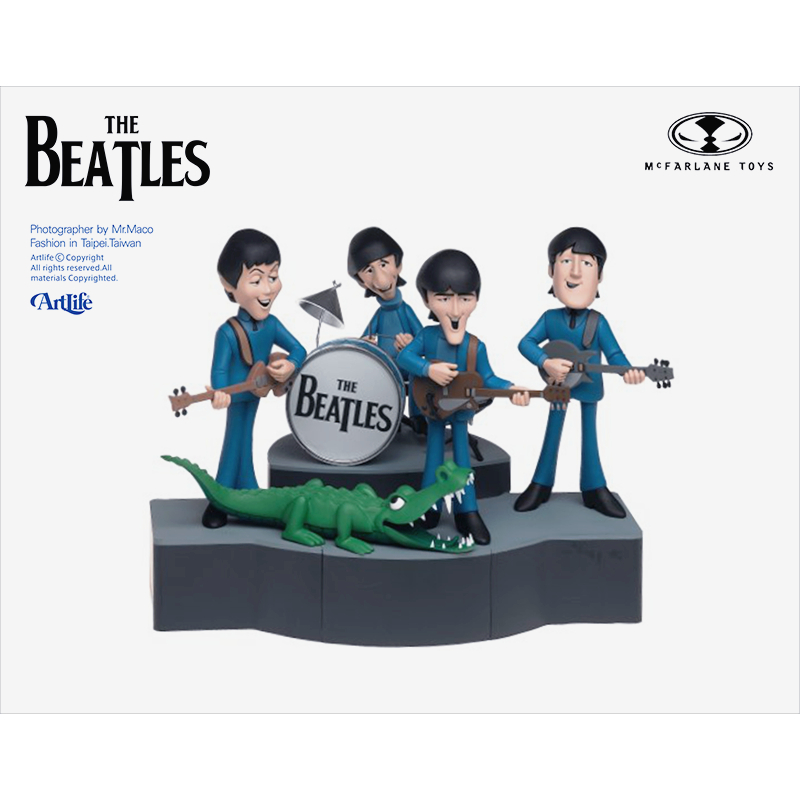 Artlife ㊁ McFarlane 2004 Beatles Cartoon Complet set 麥法蘭 披頭四