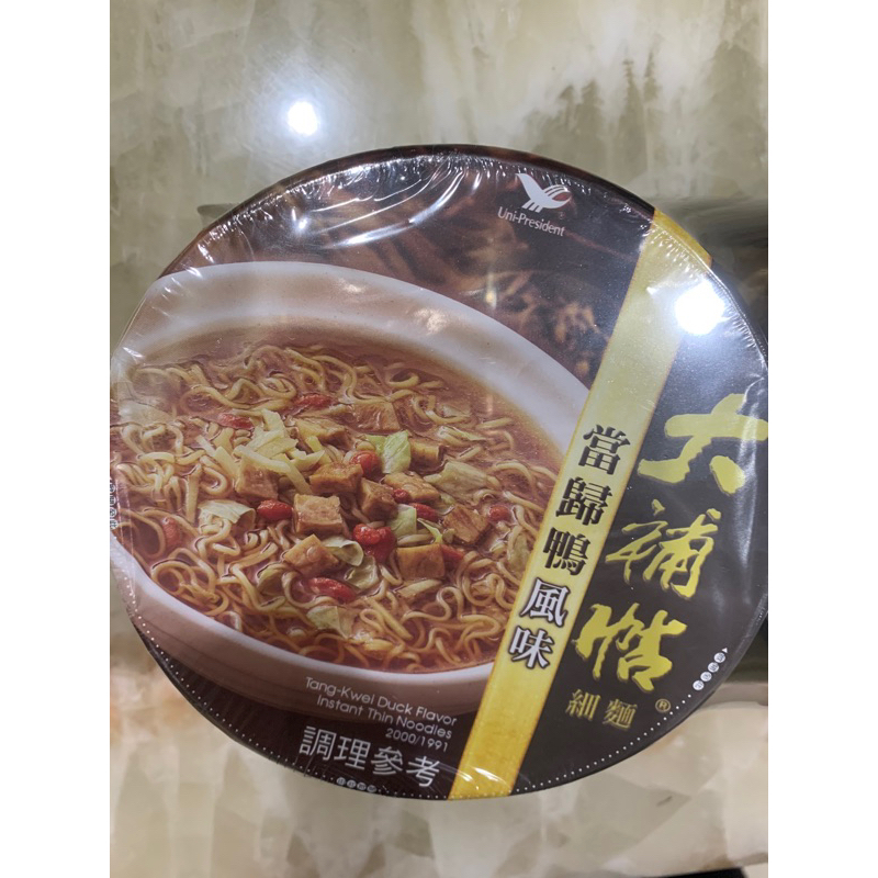 （即期特價）統一大補帖細麵-當歸鴨風味102g