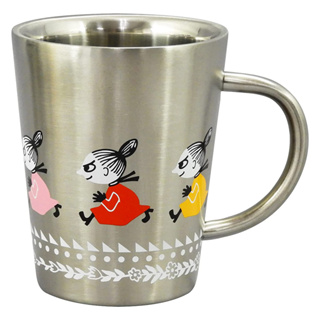 日本山加 YAMAKA 日本製 Moomin 單耳不鏽鋼隨手杯 小不點亞美 SJ12585