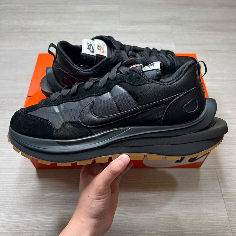 Nike x Sacai vaporwaffle 黑膠