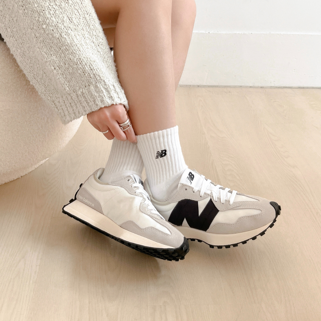 -EJ-  NEW BALANCE 327 NB327 海鹽 黑白 MS327FE